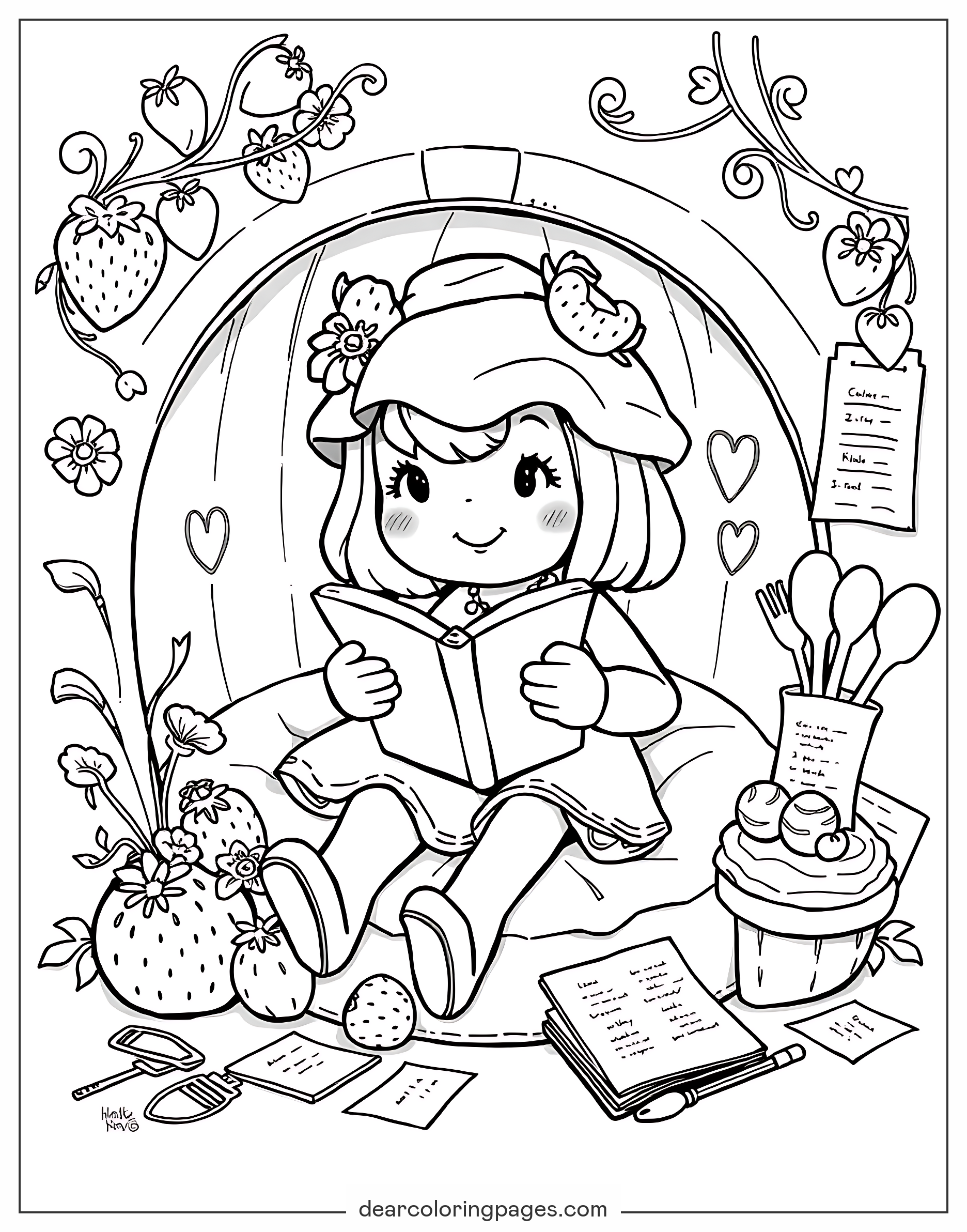 Printable Cozy Coloring Pages