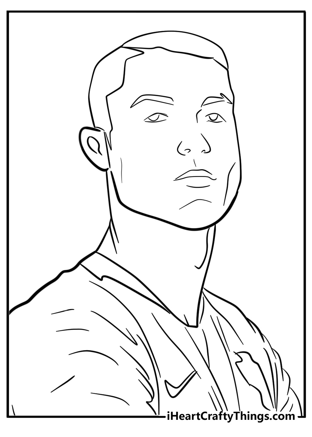 Cristiano Ronaldo Coloring Pages 25 Free Printable PDFs 