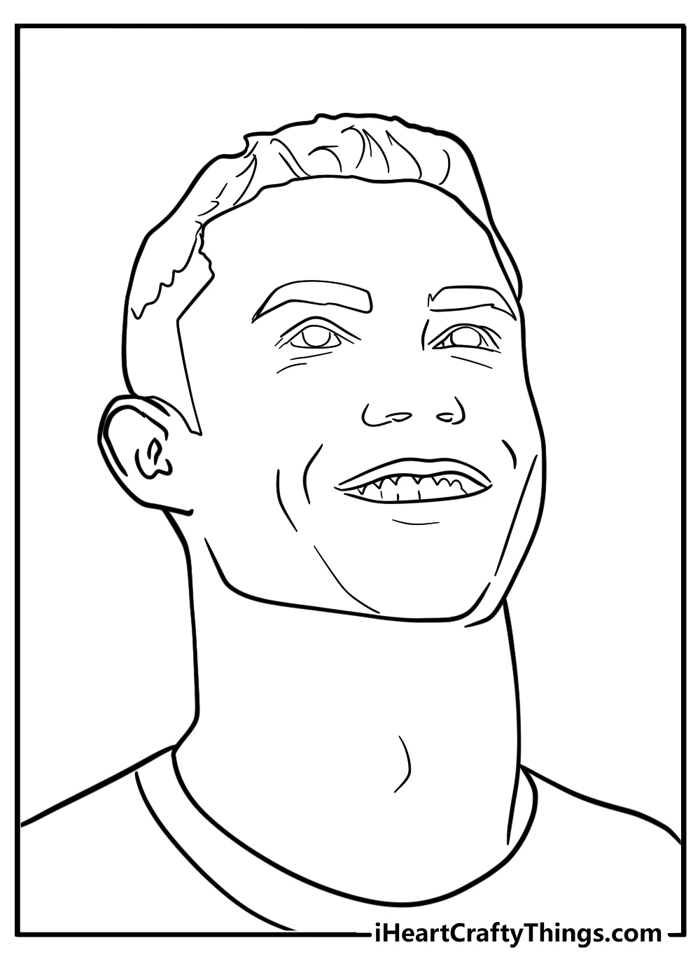 Cristiano Ronaldo Coloring Pages 25 Free Printable PDFs 