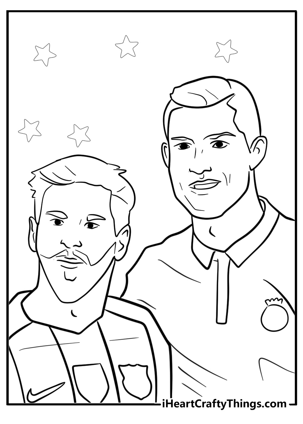 Ronaldo Printable Coloring Pages