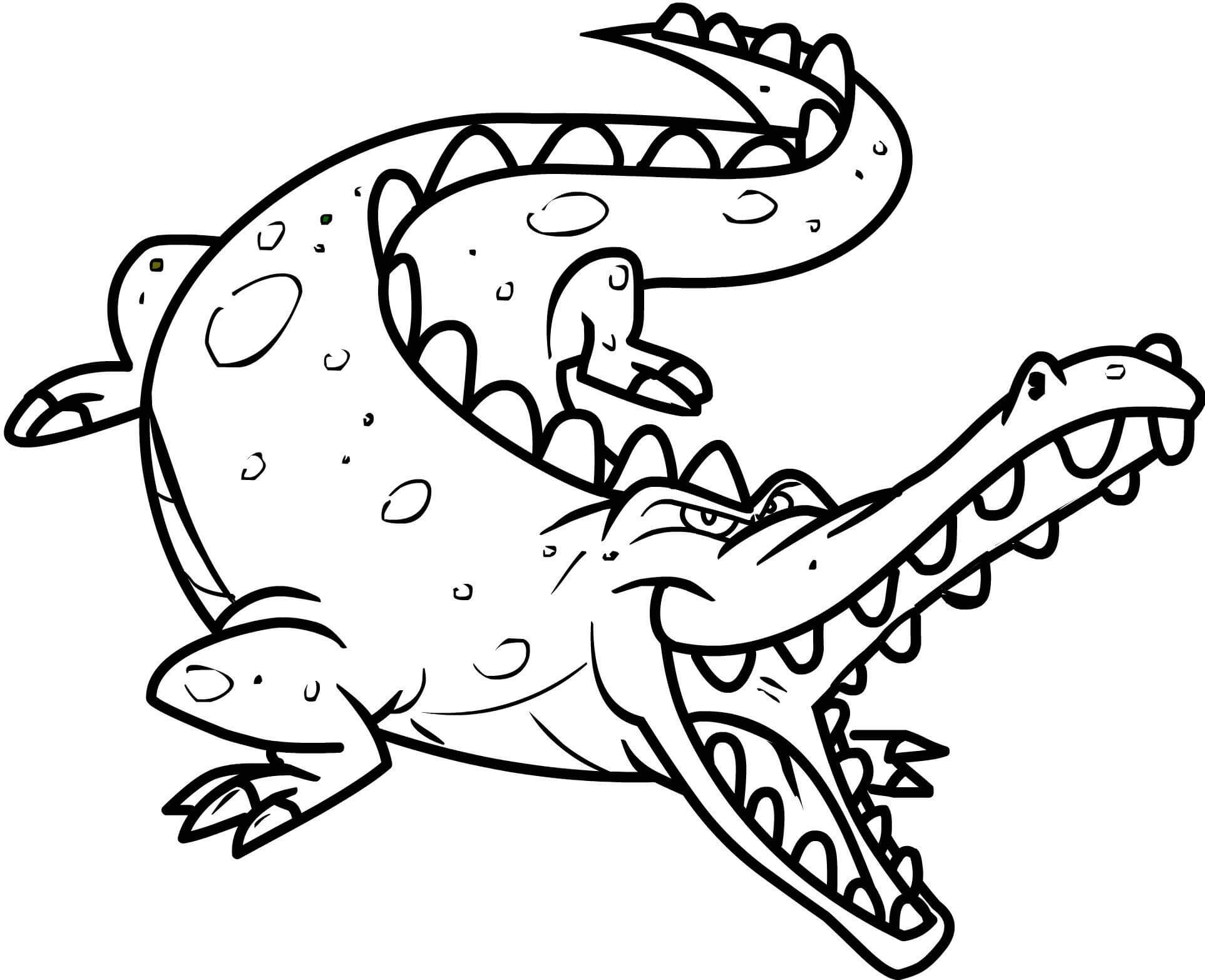 Crocodile And Alligator Coloring Pages Printable Coloring Pages FREE