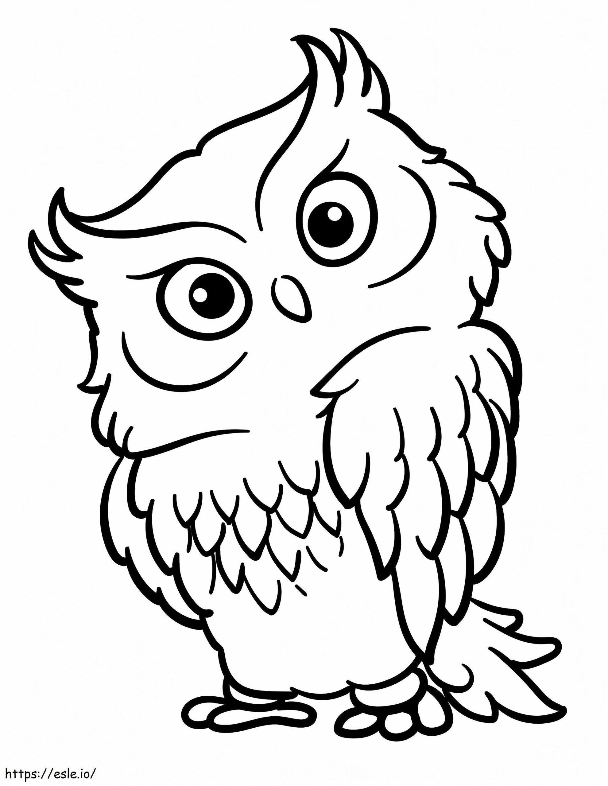 Owl Free Coloring Pages