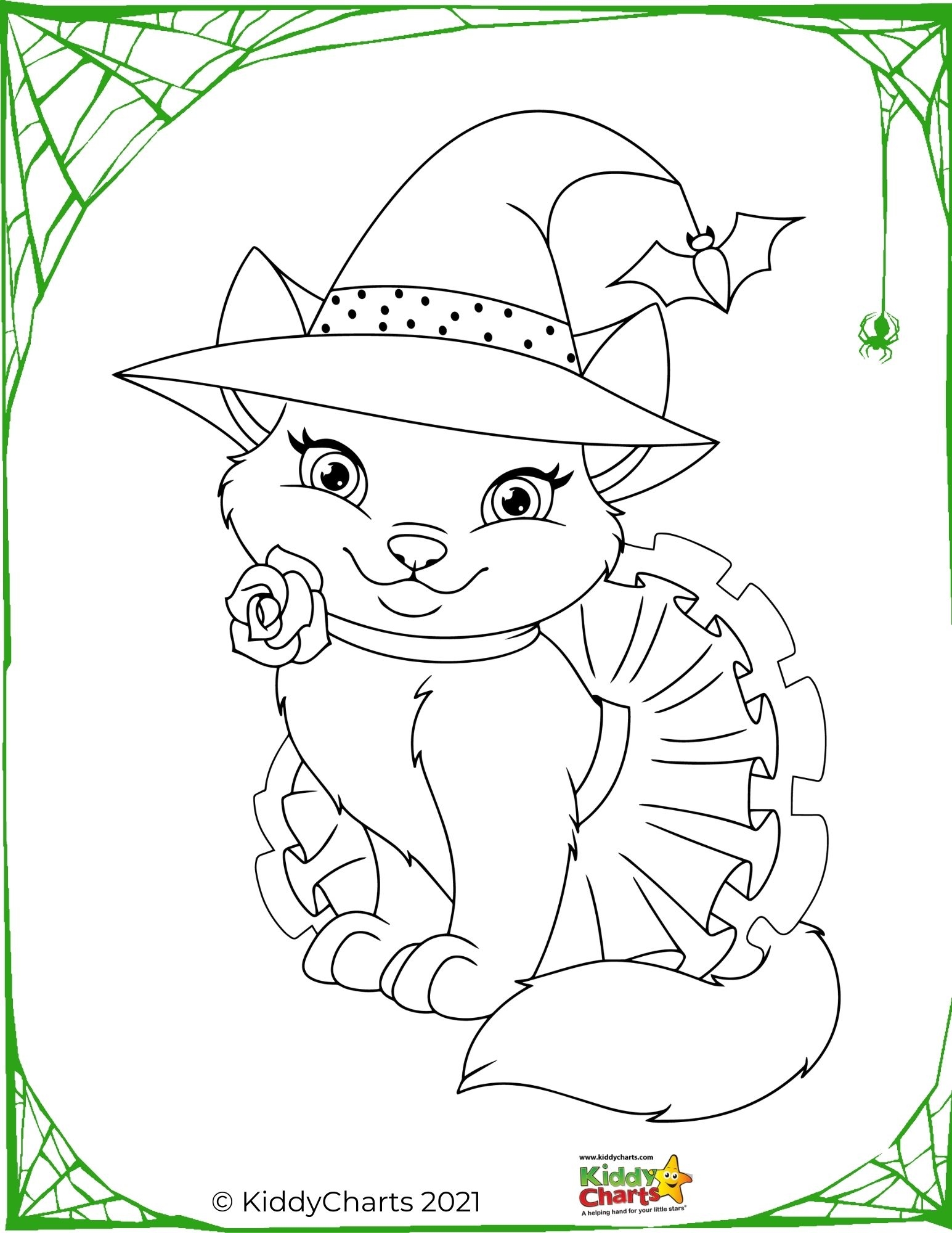 Free Cute Halloween Coloring Pages