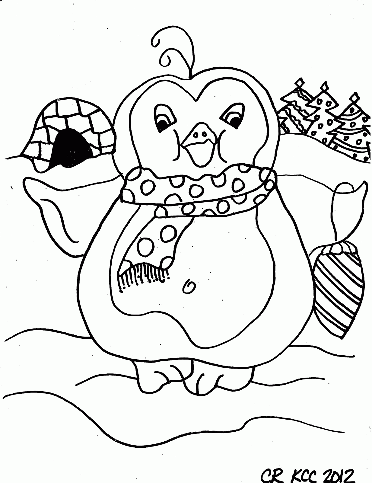 Cute Penguin Printable Coloring Page For Kids Adventures Of Kids Creative Chaos