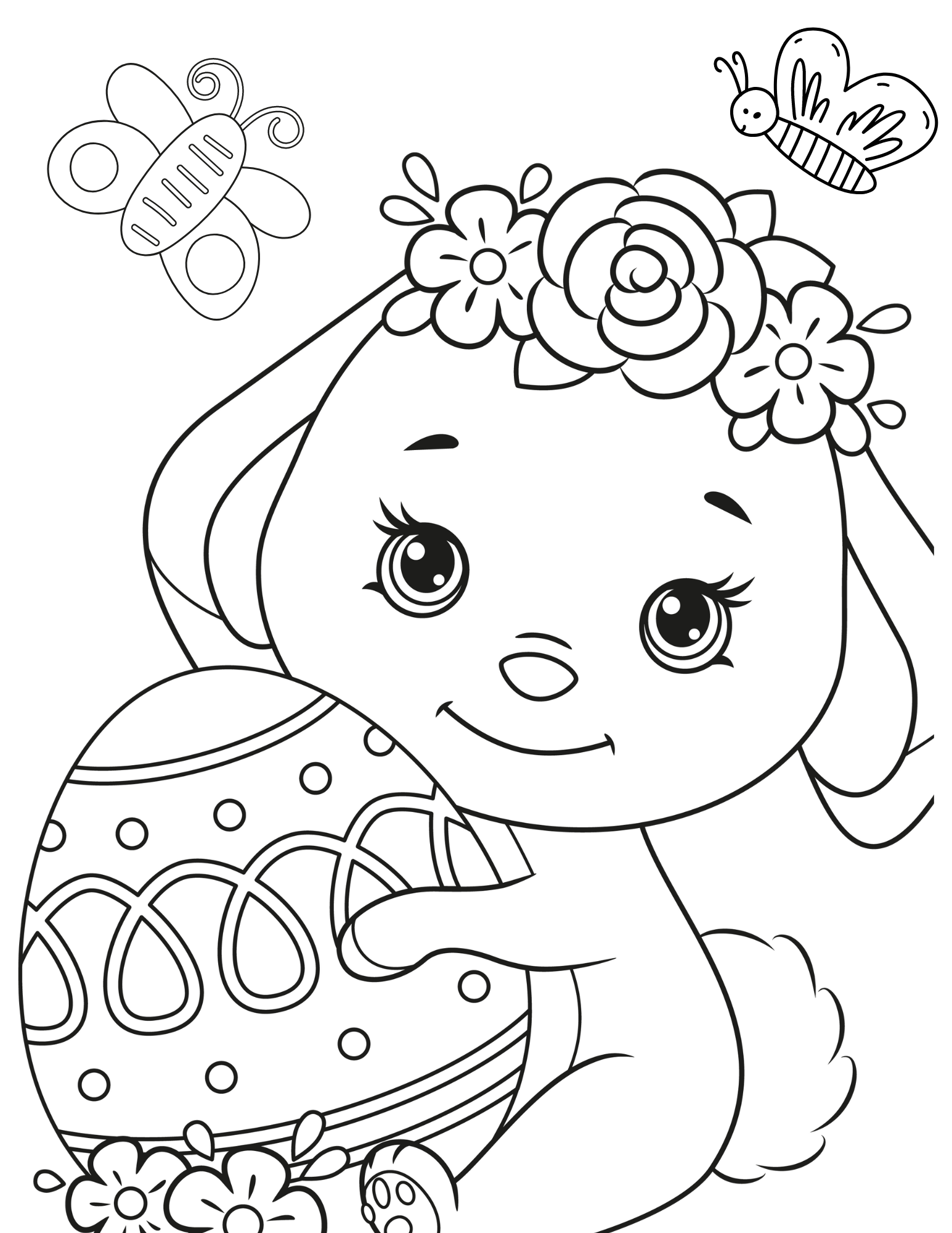 Cute Spring Coloring Pages Two Kids And A Coupon