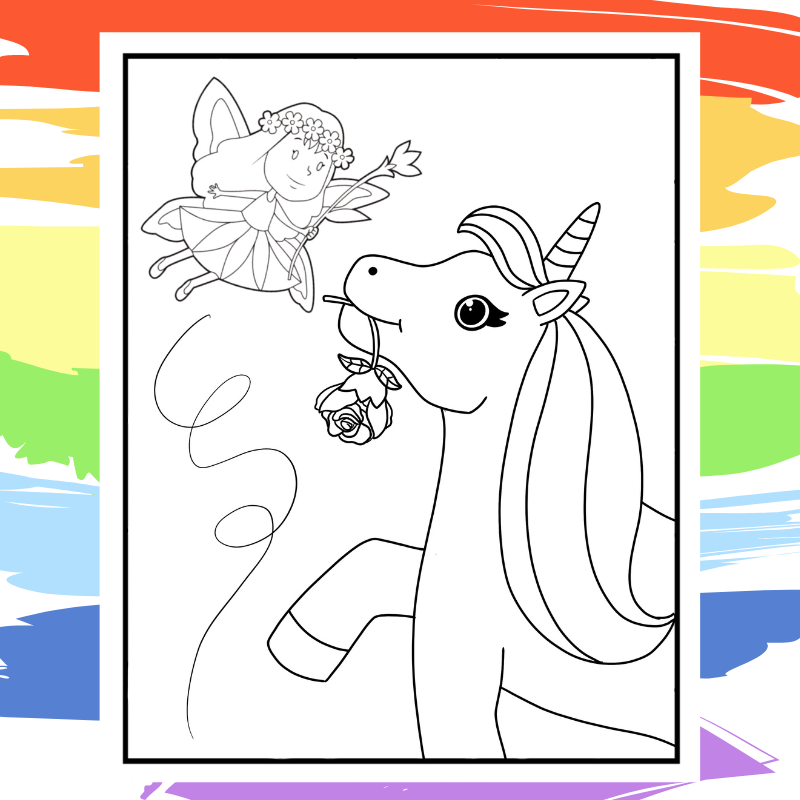 Cute Unicorn Coloring Pages Printable Unicorn Coloring Book Arty Crafty Kids