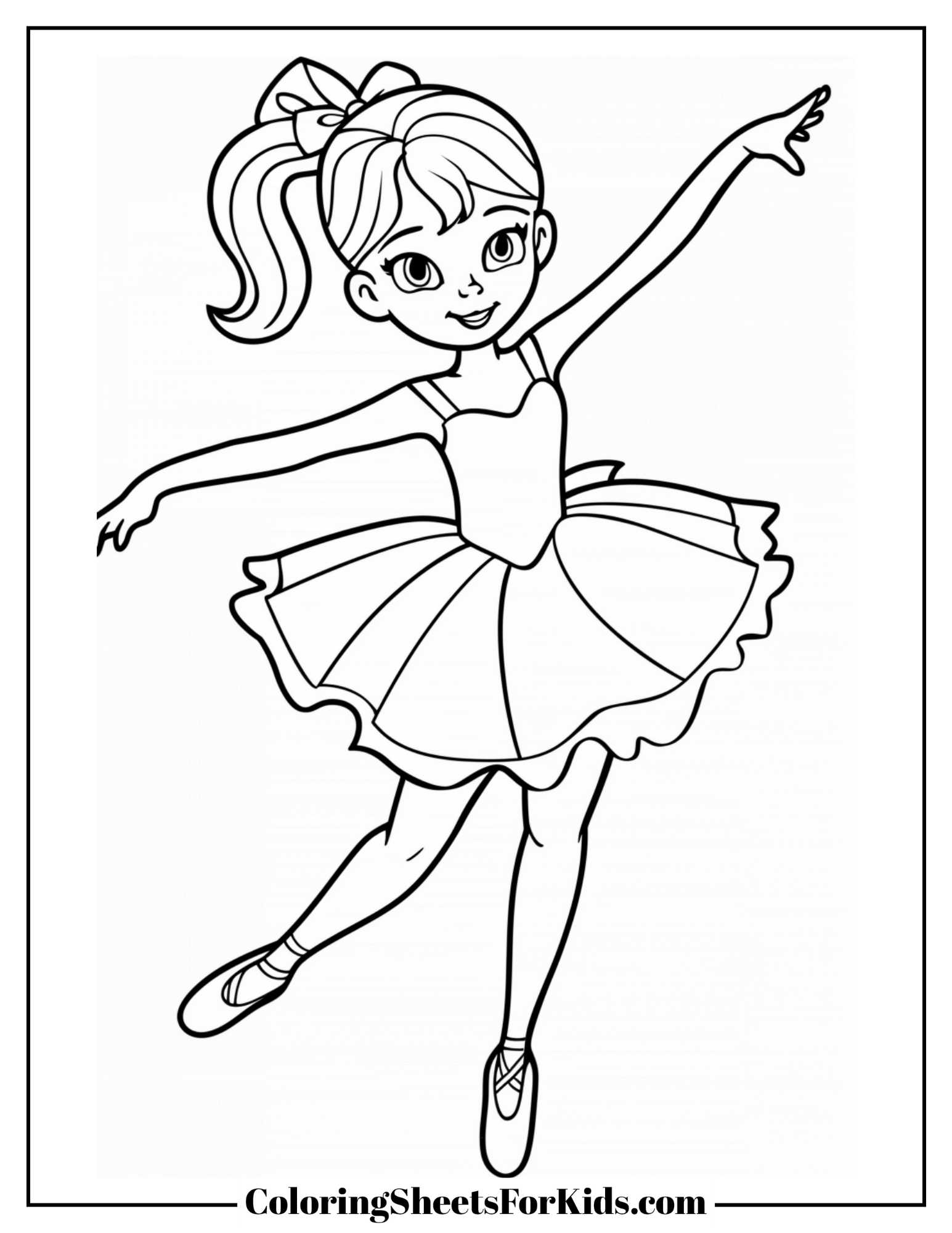 Dancer Coloring Pages Free PDF Downloads Coloring Sheets For Kids