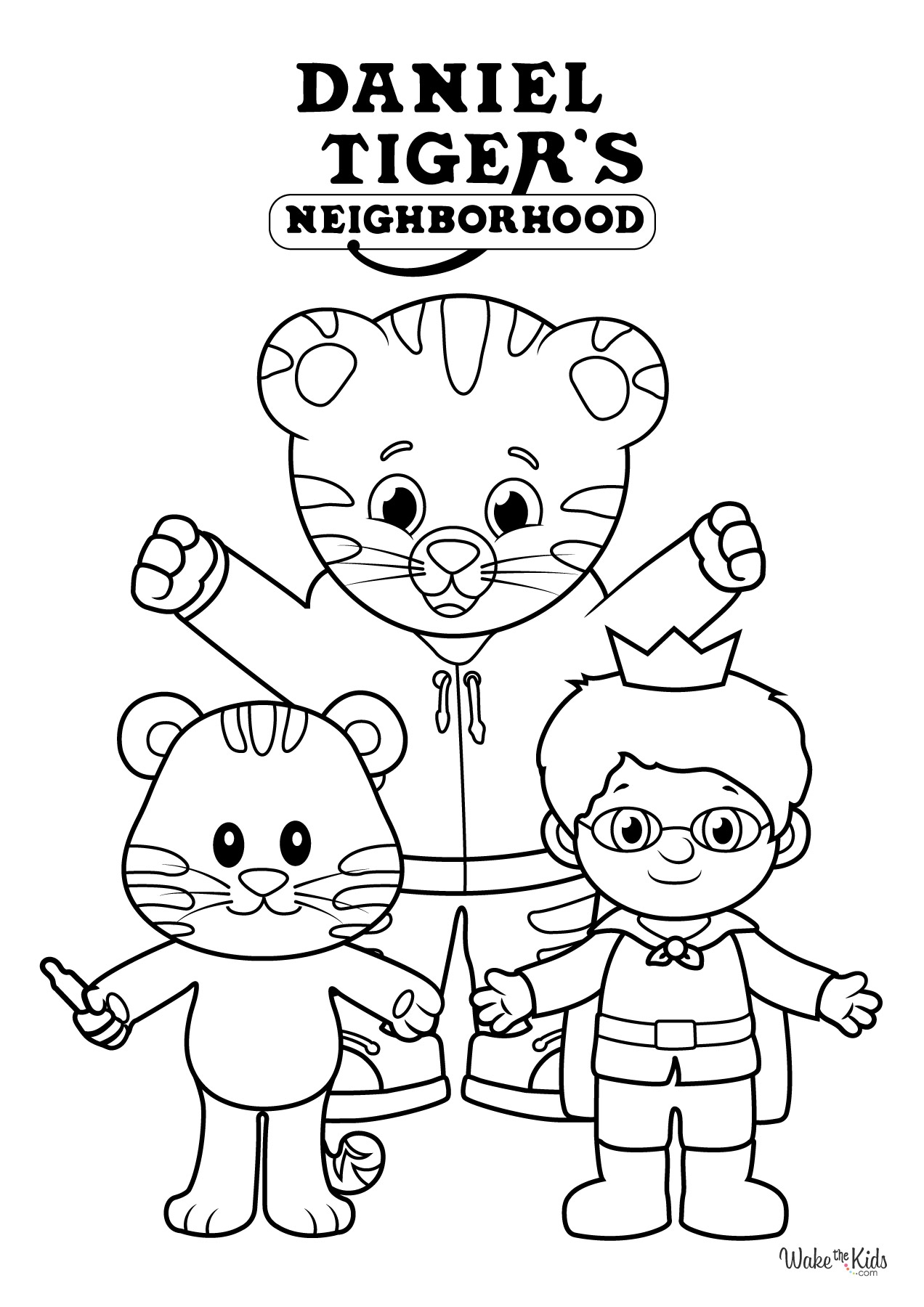 Tiger Coloring Page Printable