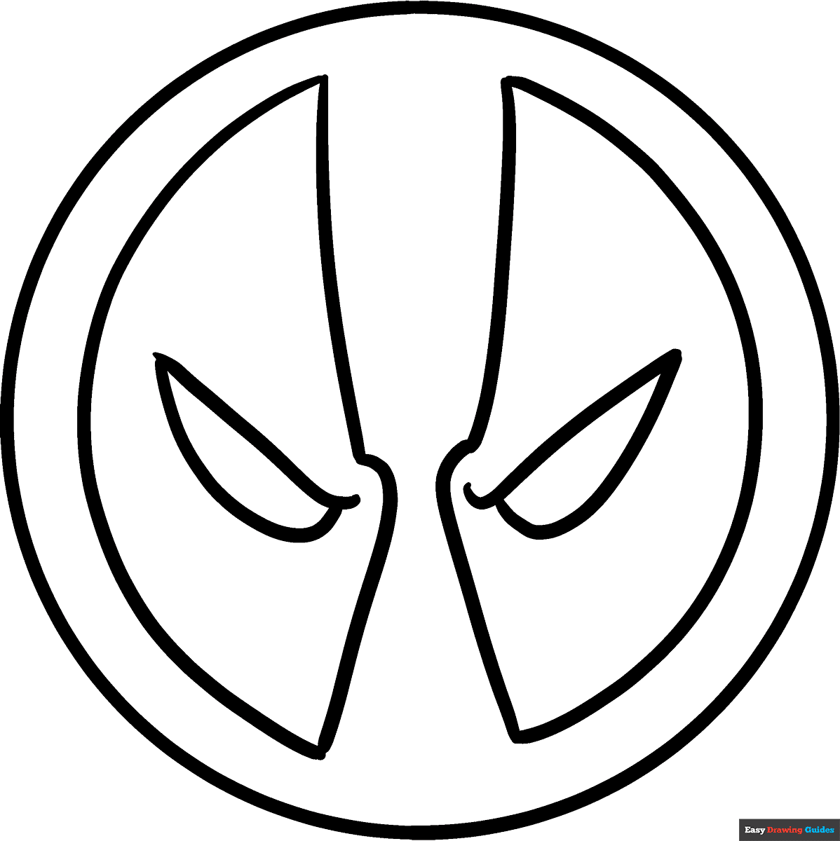 Free Printable Deadpool Coloring Pages