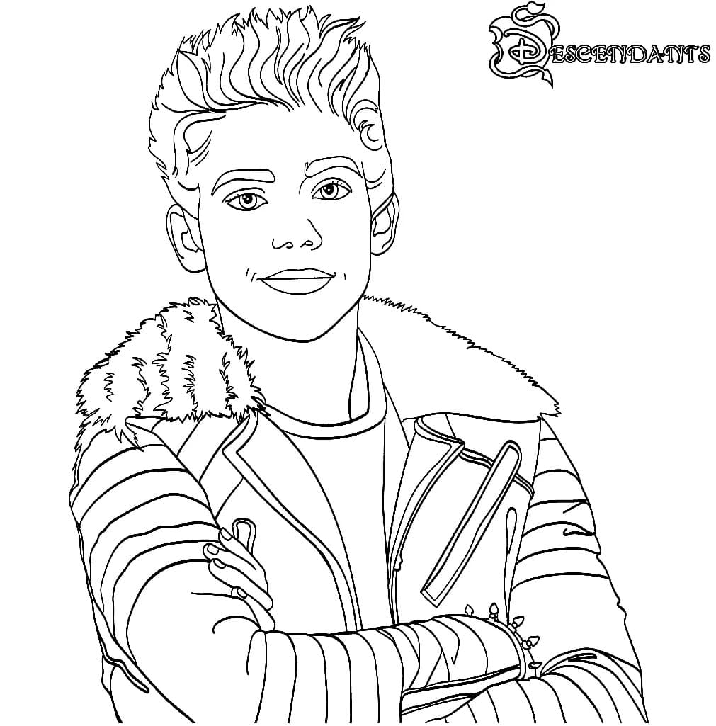 Descendants Carlos Coloring Page Download Print Or Color Online For Free