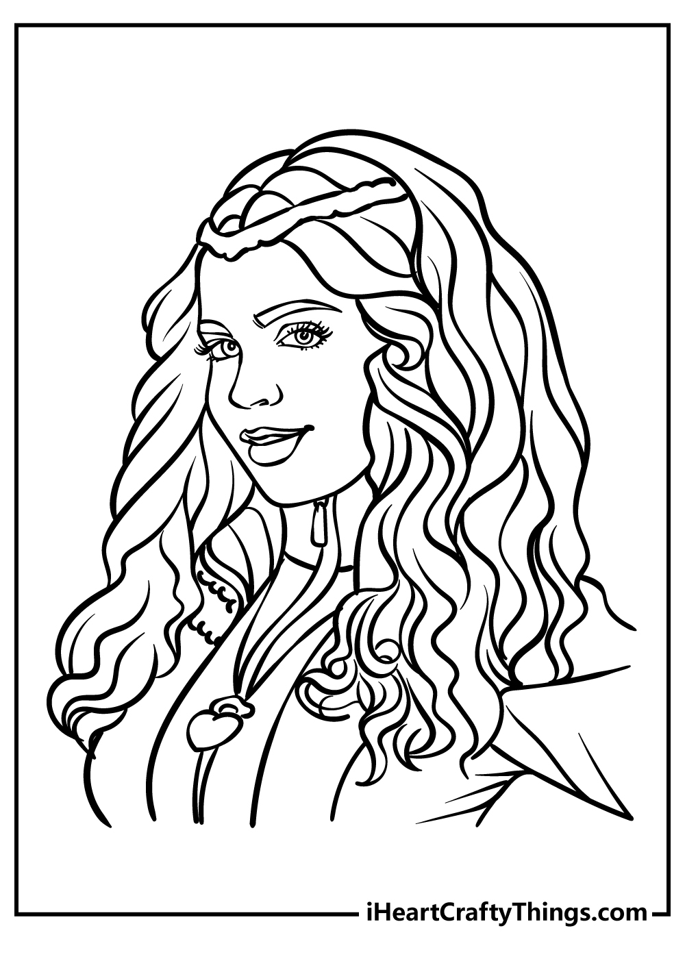 Descendants Coloring Pages 100 Free Printables Worksheets Library