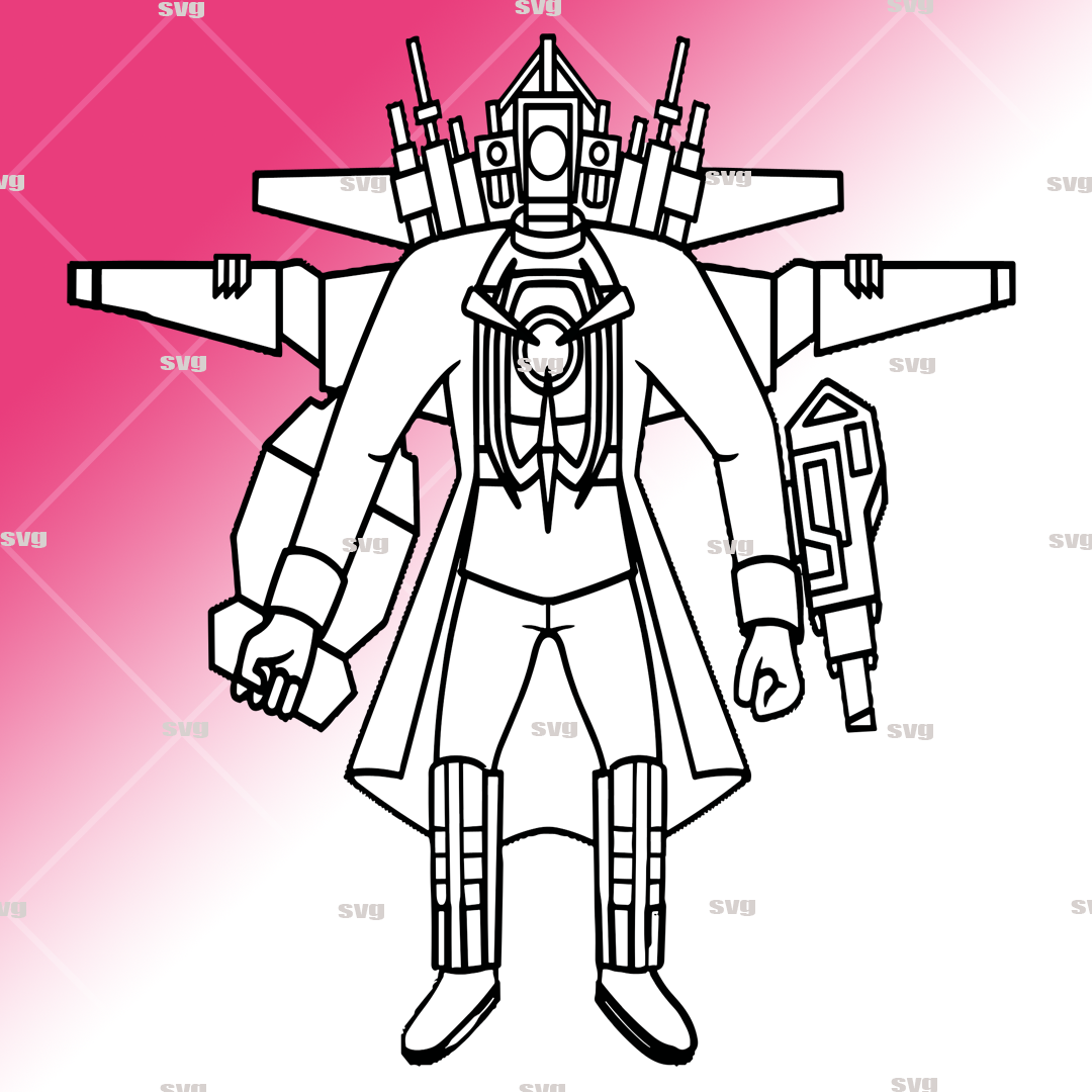 Digital Download TITAN CAMERAMAN UPGRADED 2 1 SVG Skibidi Inspire Uplift