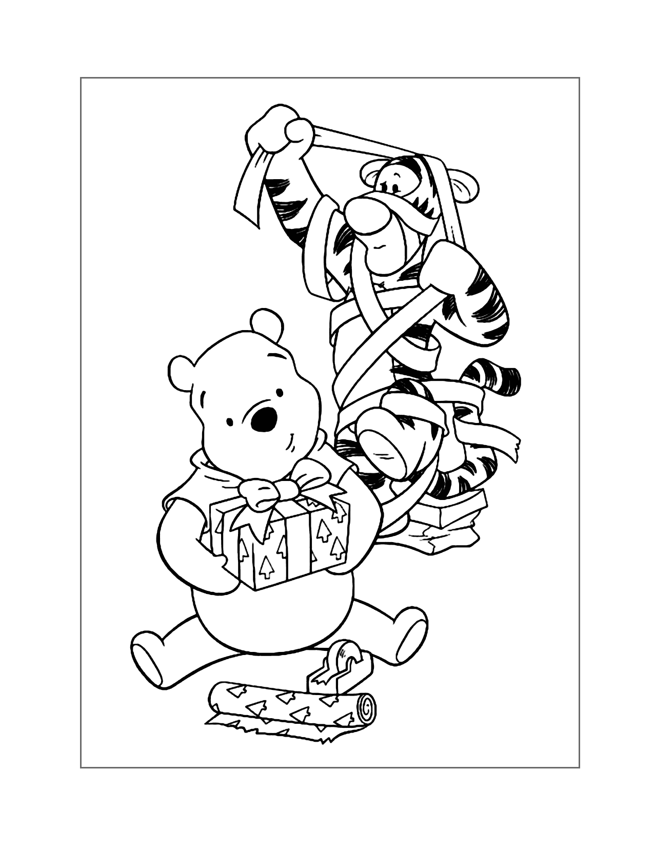 Disney Christmas Coloring Pages Printable Coloring Pages FREE
