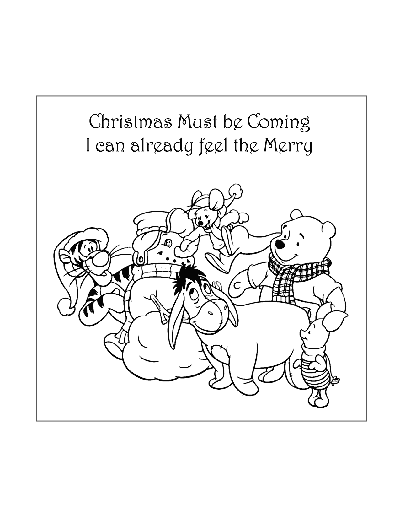 Disney Christmas Coloring Pages Printable Coloring Pages FREE