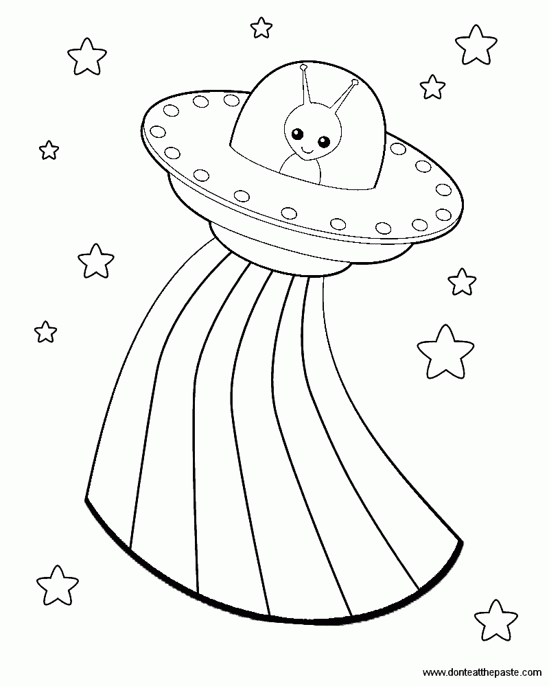 Alien Coloring Pages Printable