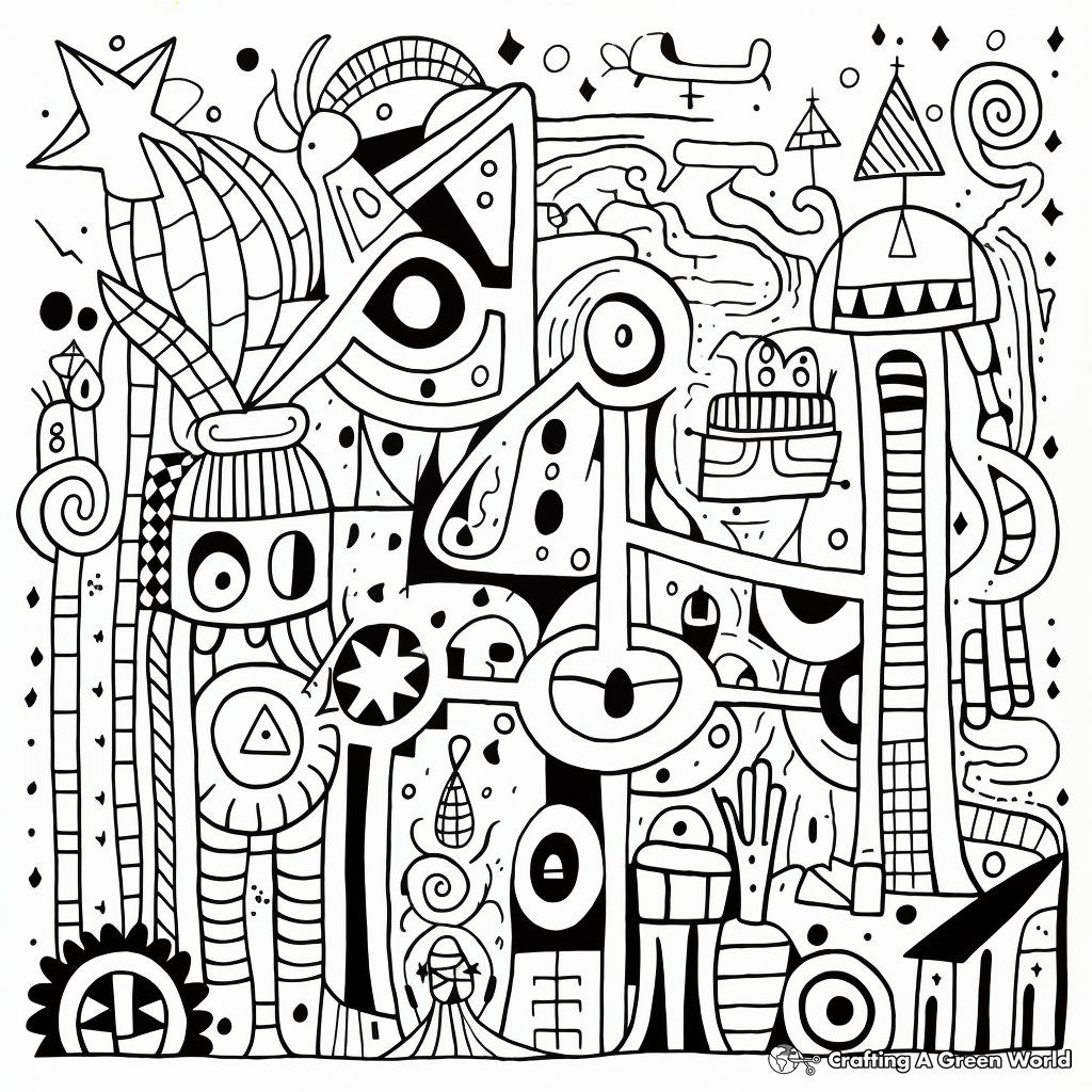 Doodle Coloring Pages Free Printable 