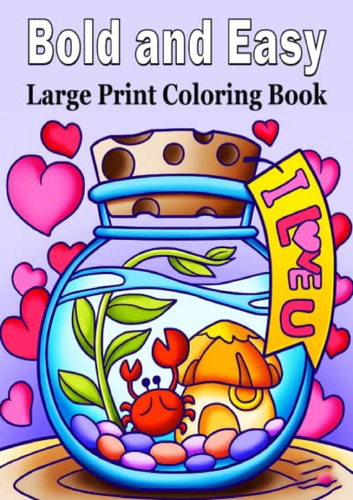 Download Free PDF Bold And Easy Large Print Coloring Book An Big And Simple Coloring Book For