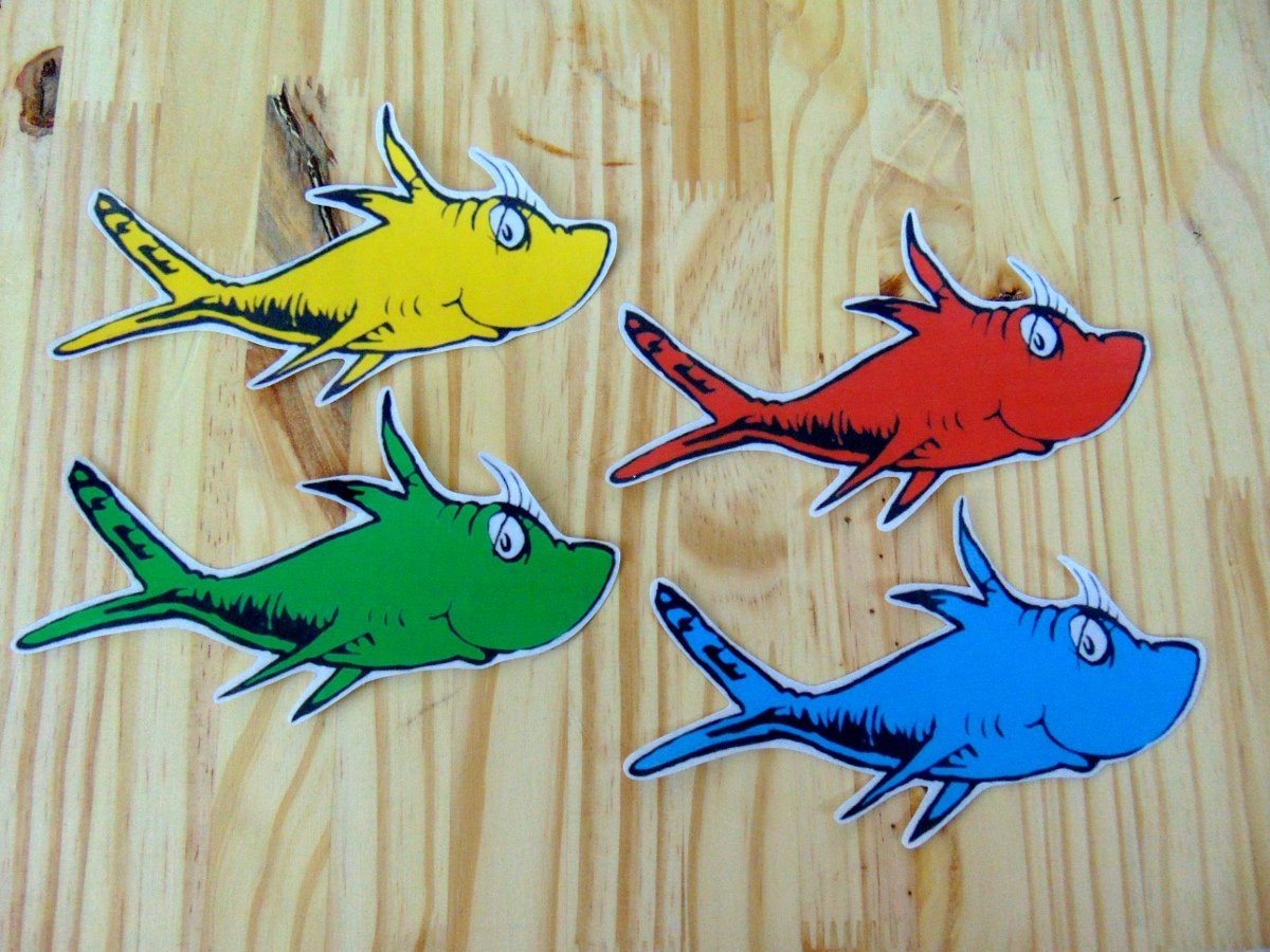Free Printable One Fish Two Fish Coloring Pages Printable