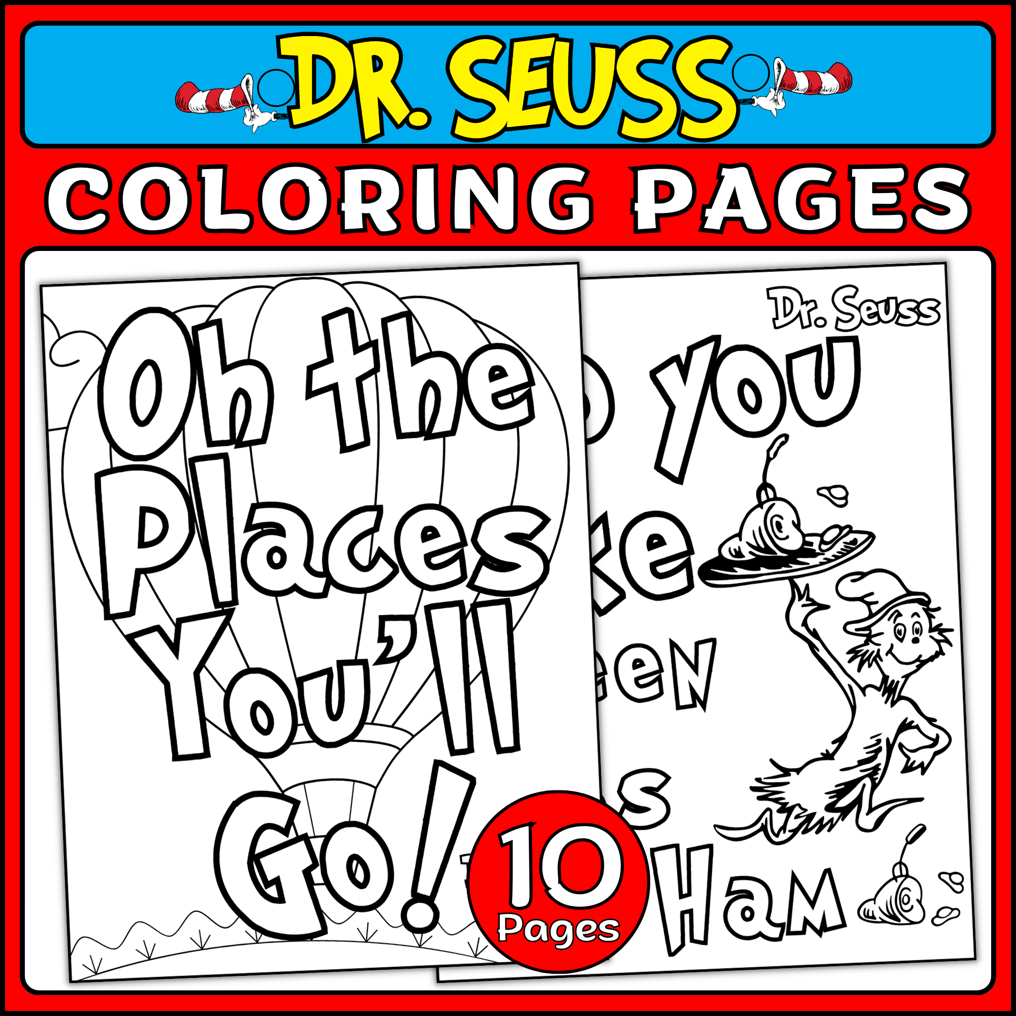 Dr Seuss Quotes Coloring Pages Read Across America U0026 Dr Seuss Coloring Sheets Made By Teachers