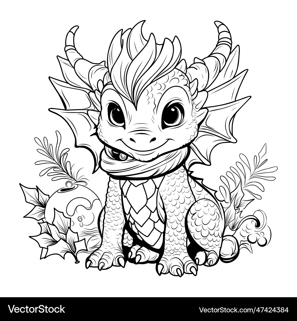 Free Dragon Coloring Page