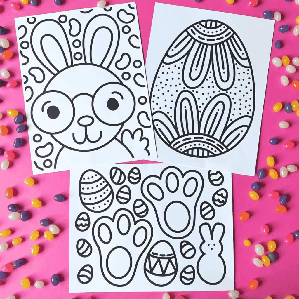 Easter Coloring Pages For Kids Friends Art Lab