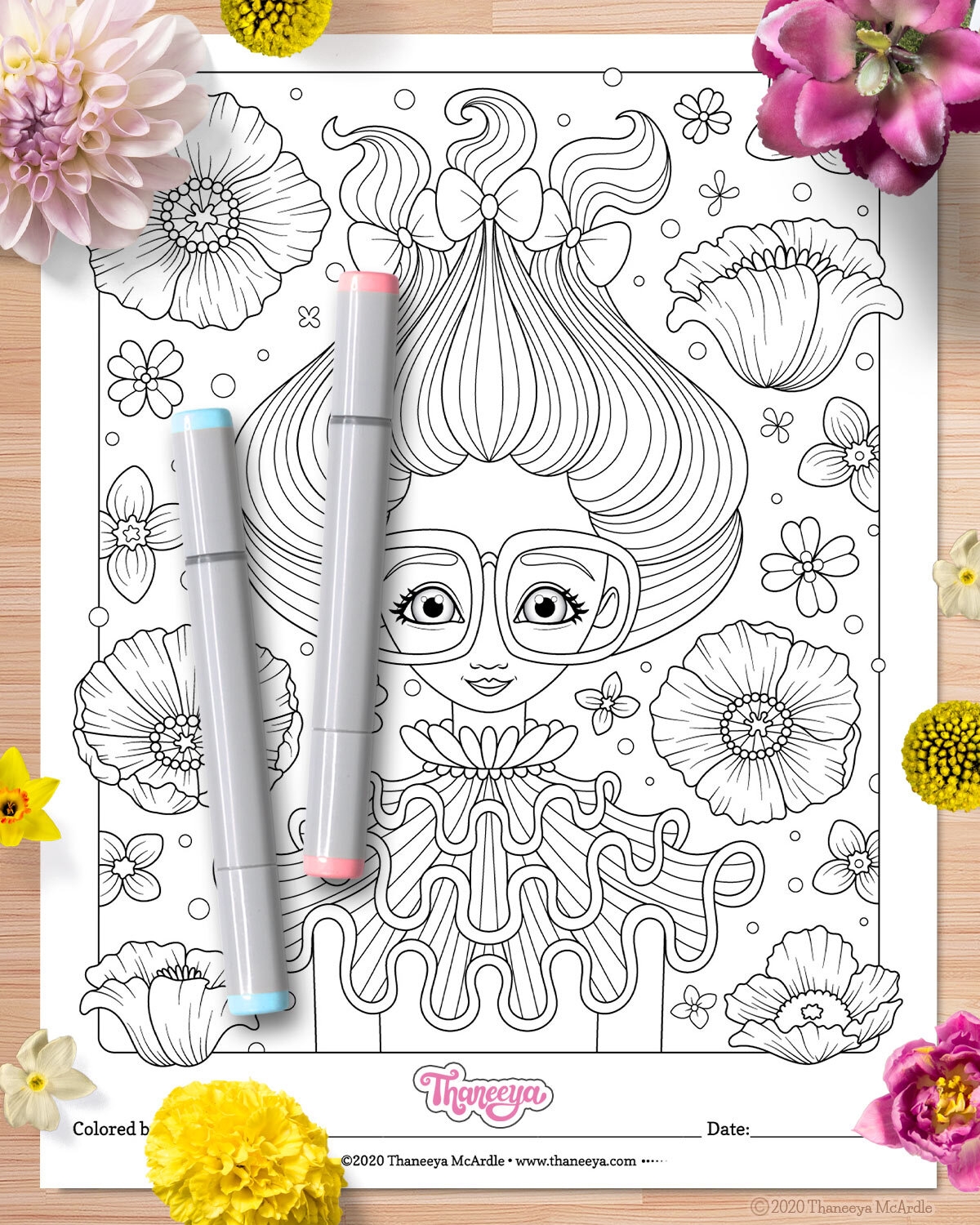 Enchanted Faces Coloring Pages Printable Female Coloring Pages For Adults Teens And Kids Art Is Fun