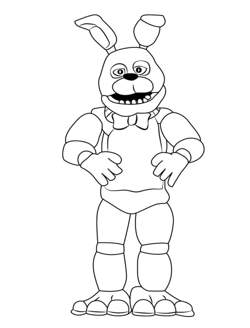 Explore The World Of 5 Nights At Freddy s Coloring Pages Fun Creativity And More