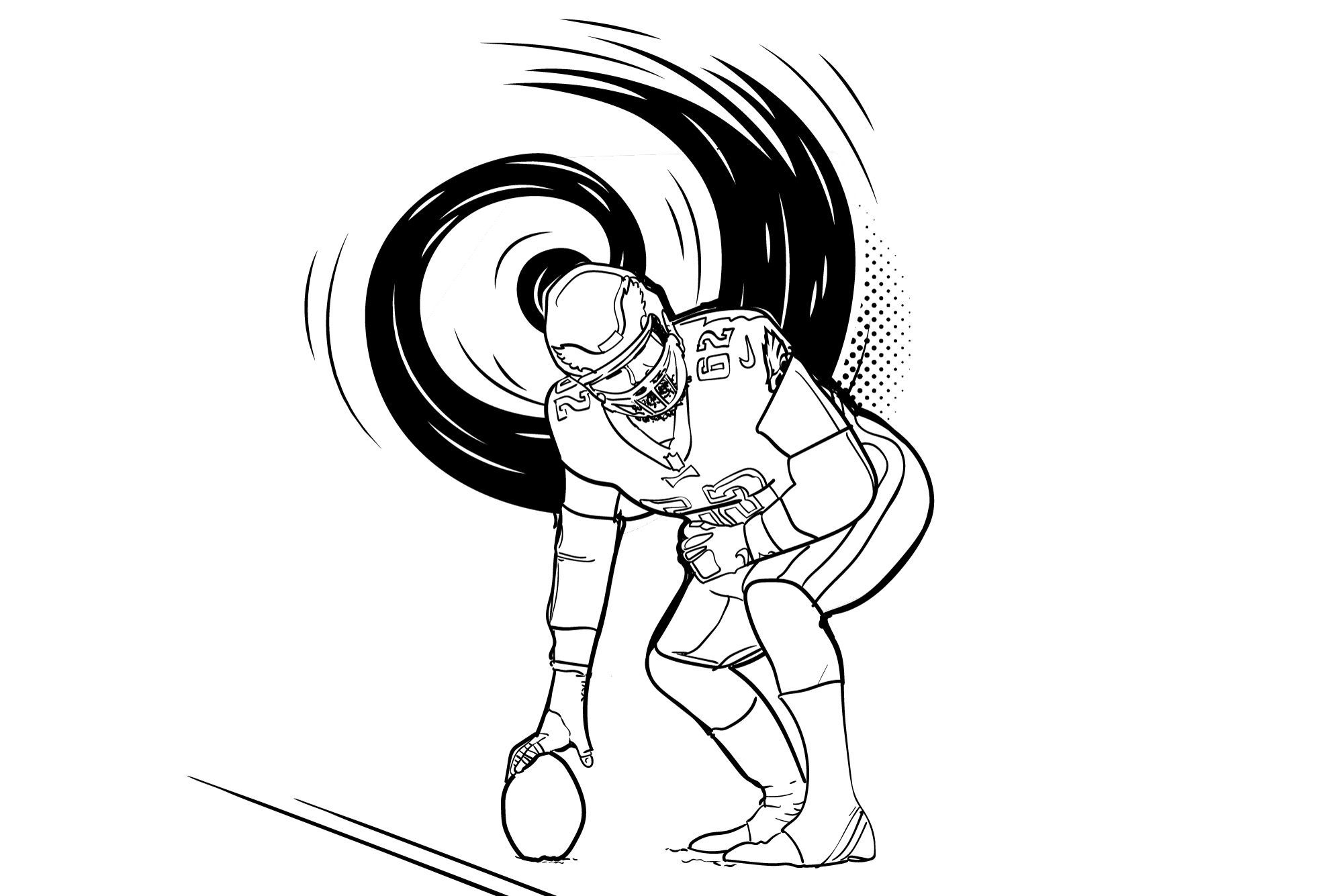 Jalen Hurts Coloring Page Printable