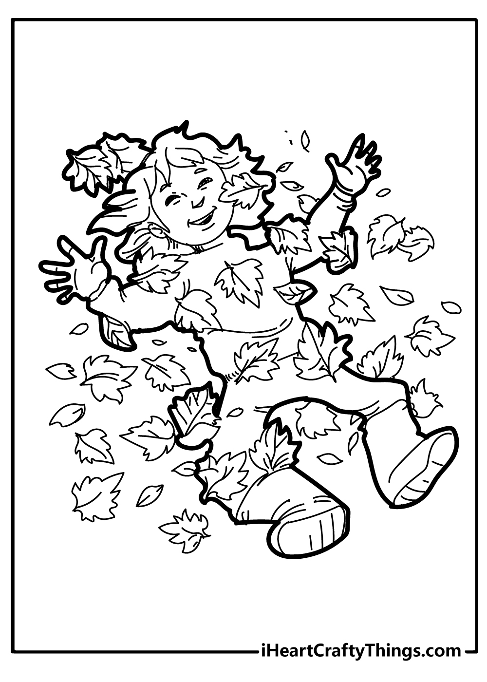 Free Printable Fall Coloring Page