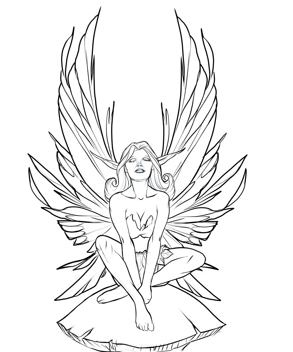Fantasy Art Coloring Pages 12 Free Printable Coloring Pages For 