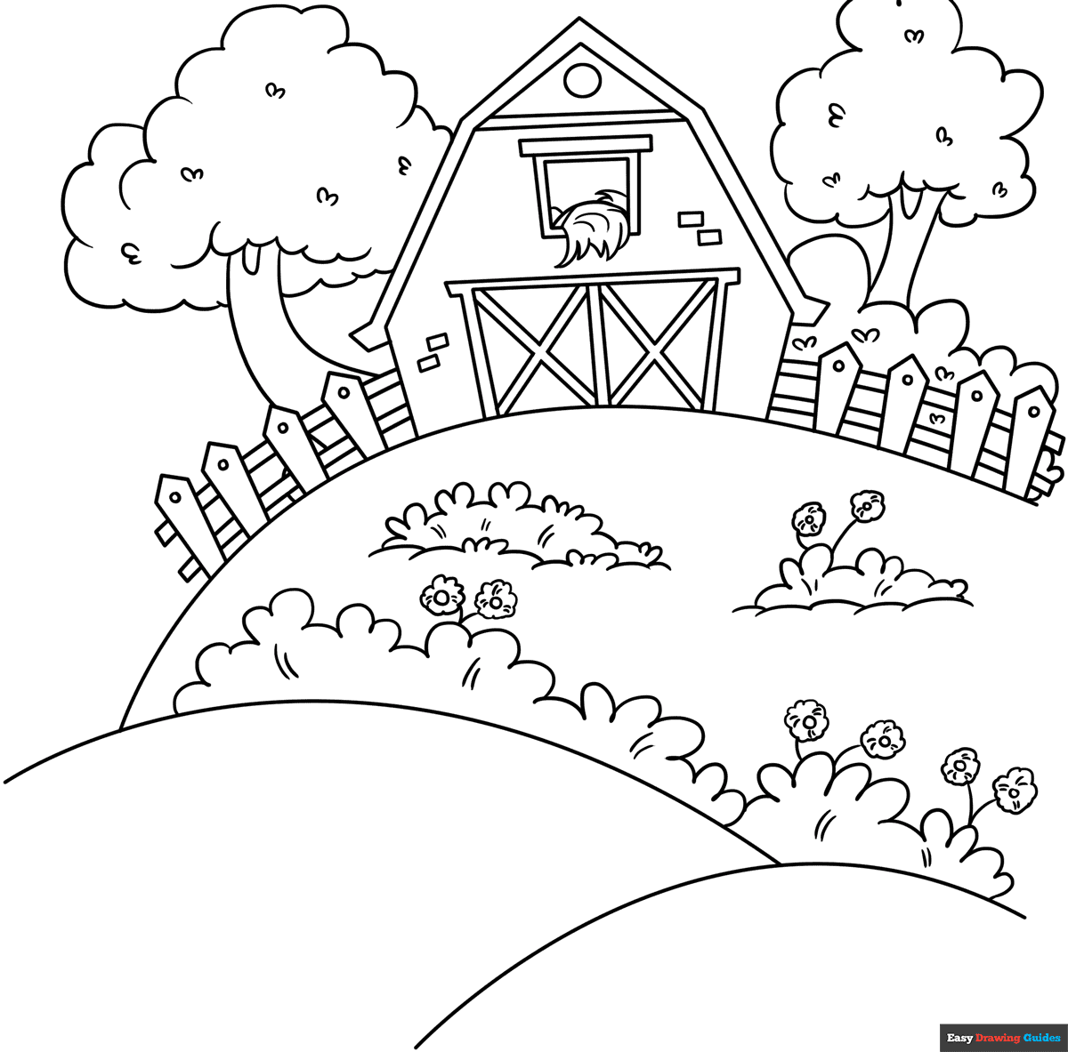 Farming Coloring Pages Printable