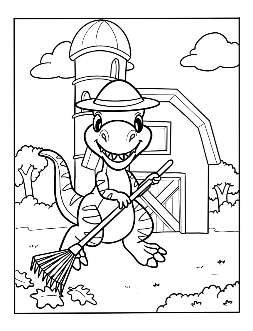 Free Printable Farm Coloring Pages