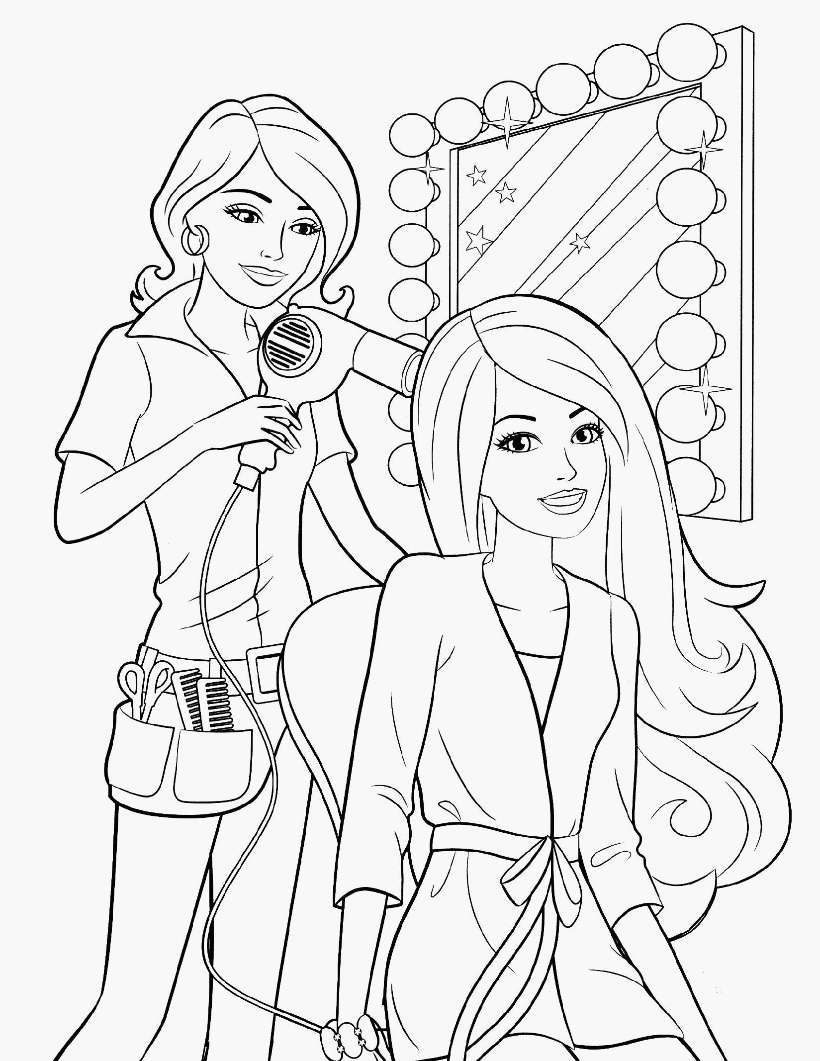 Printable Fashion Coloring Pages