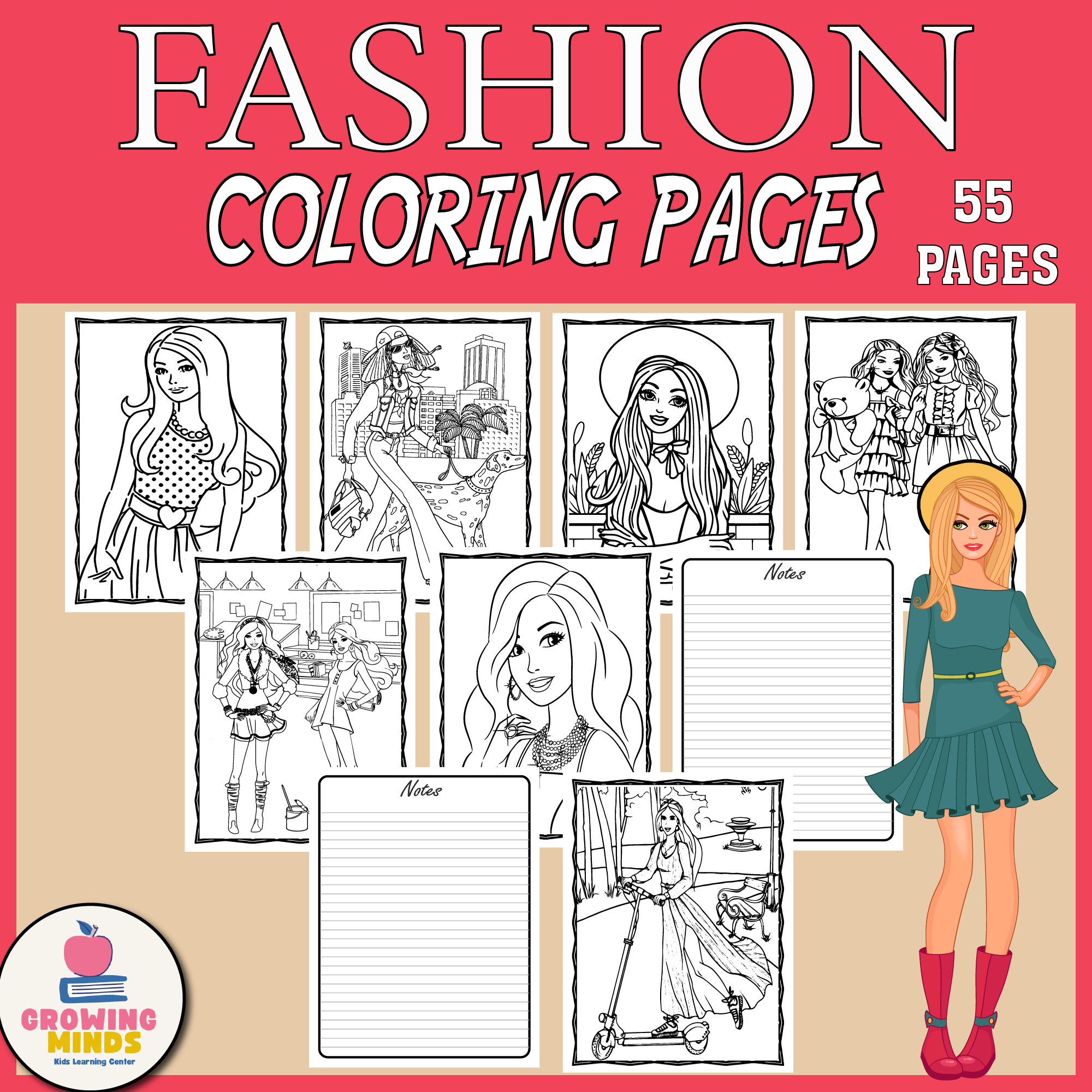 Fashion Coloring Pages writing Notes fashion Coloring Sheet Made By Teachers