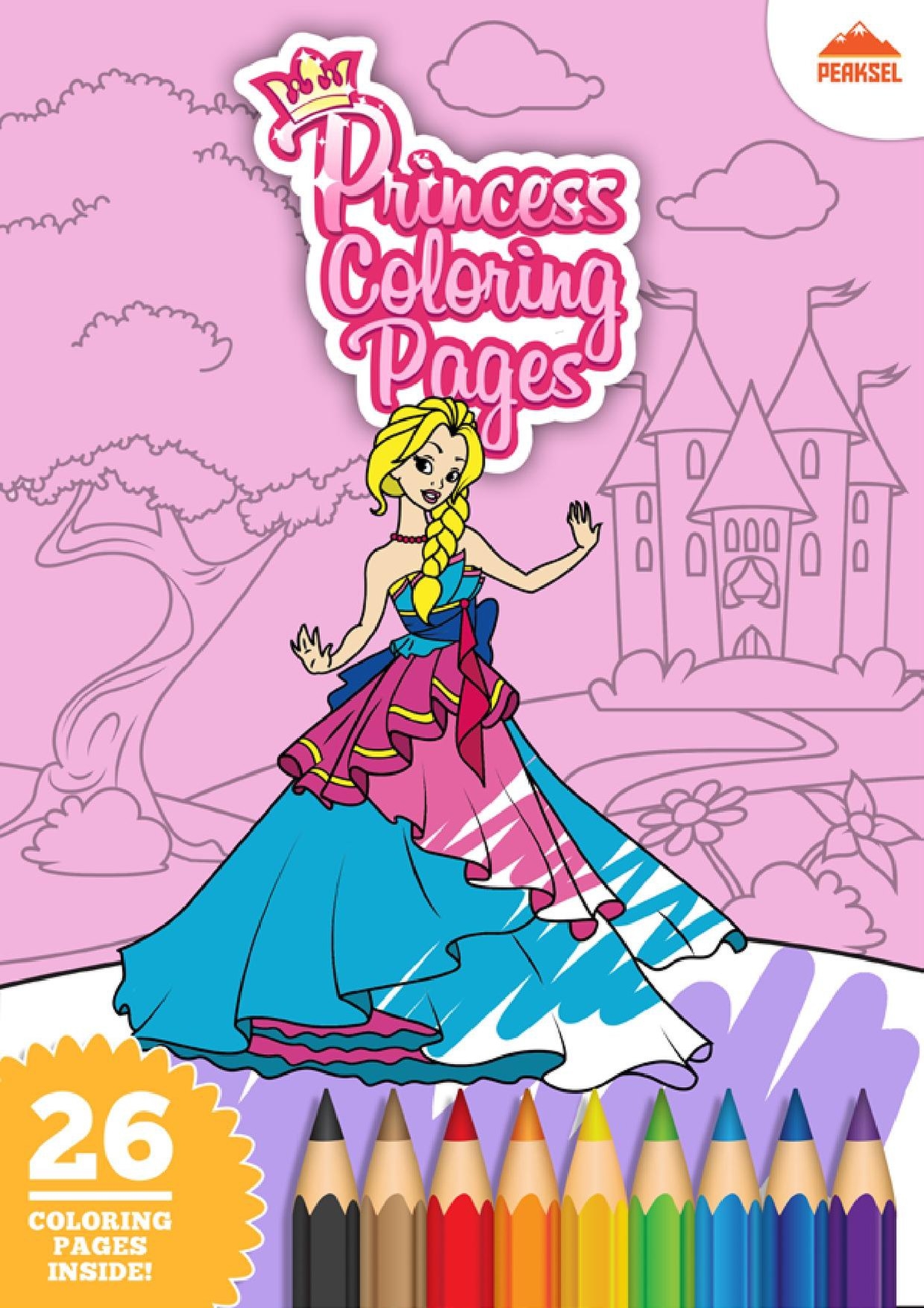 Princess Coloring Pages Free Pdf