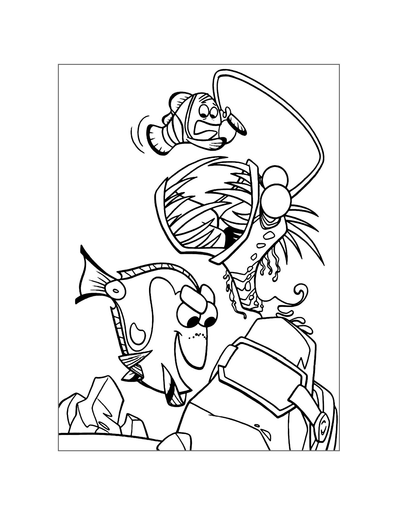 Finding Nemo Coloring Pages Printable Coloring Pages FREE