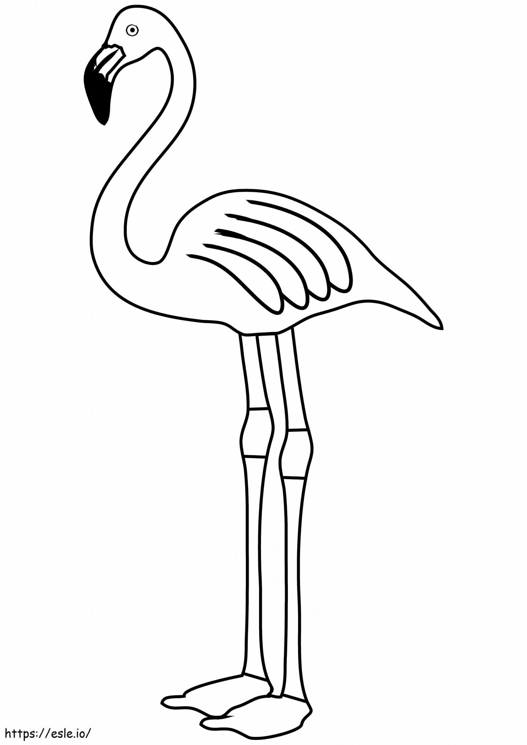 Flamingo Coloring Page