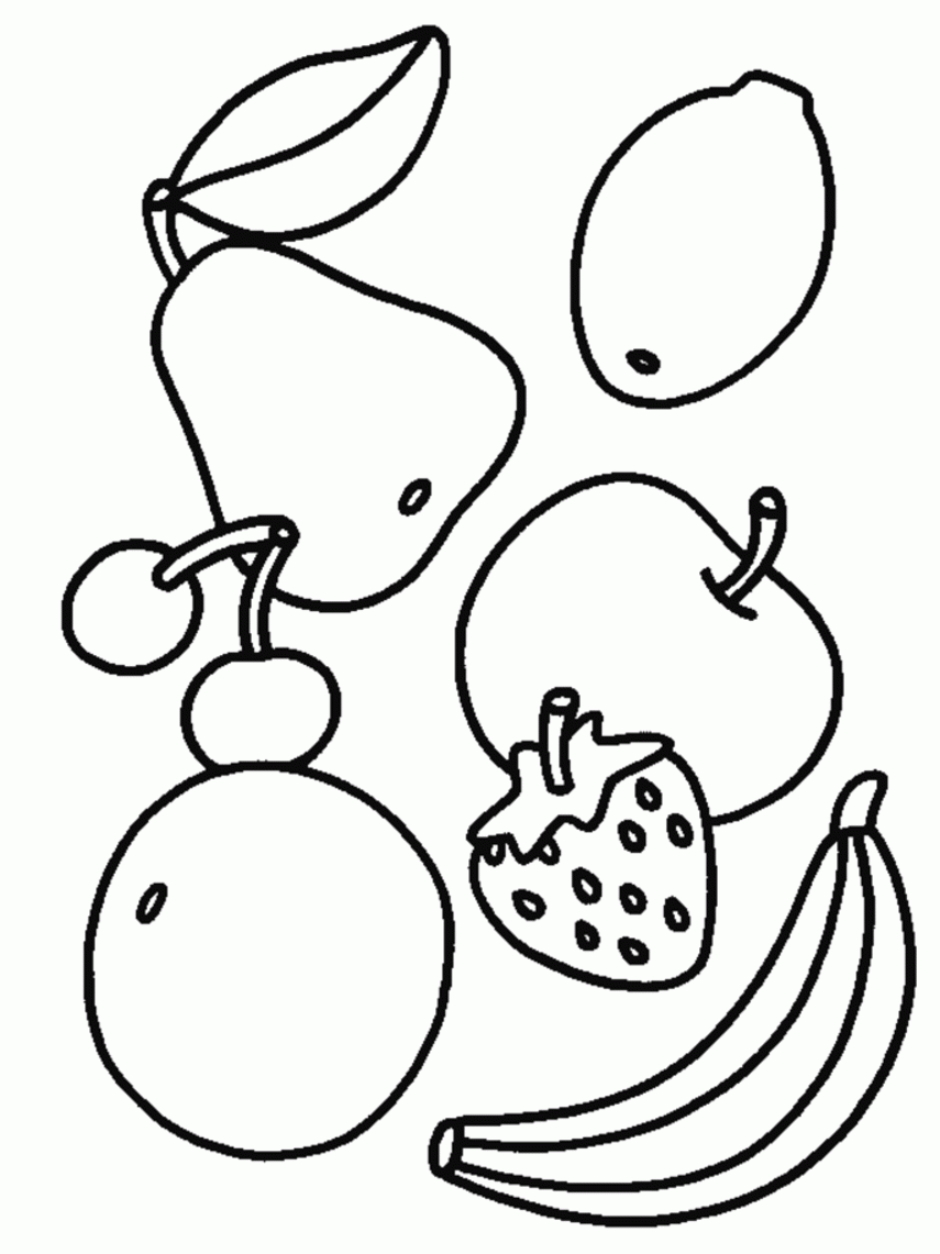Food Coloring Pages Printable Coloring Pages FREE