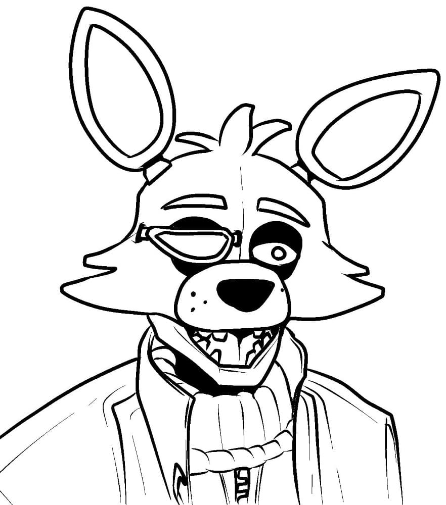 Printable Fnaf Foxy Coloring Pages