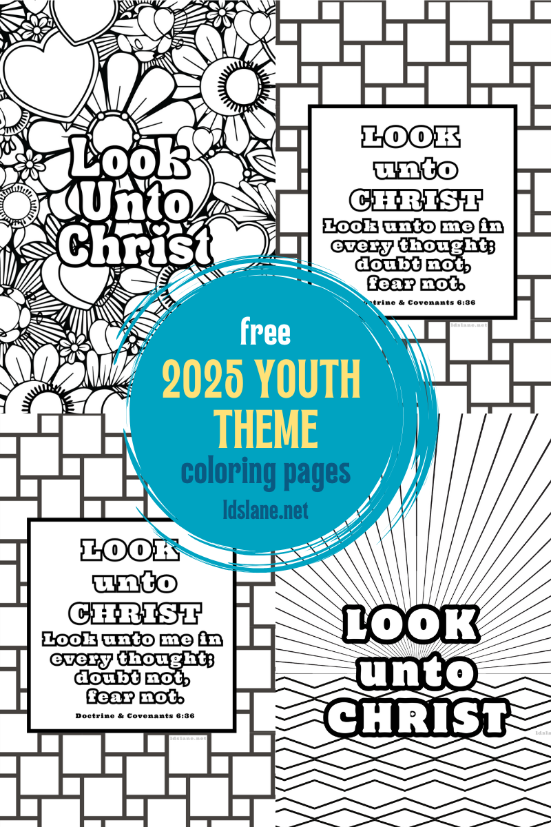 Free 2025 Youth Theme Coloring Pages 