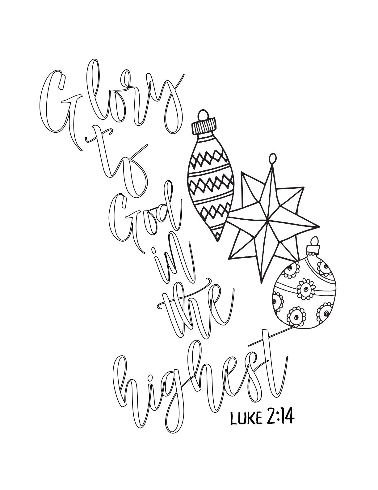 Free Advent Coloring Pages Stevie Doodles