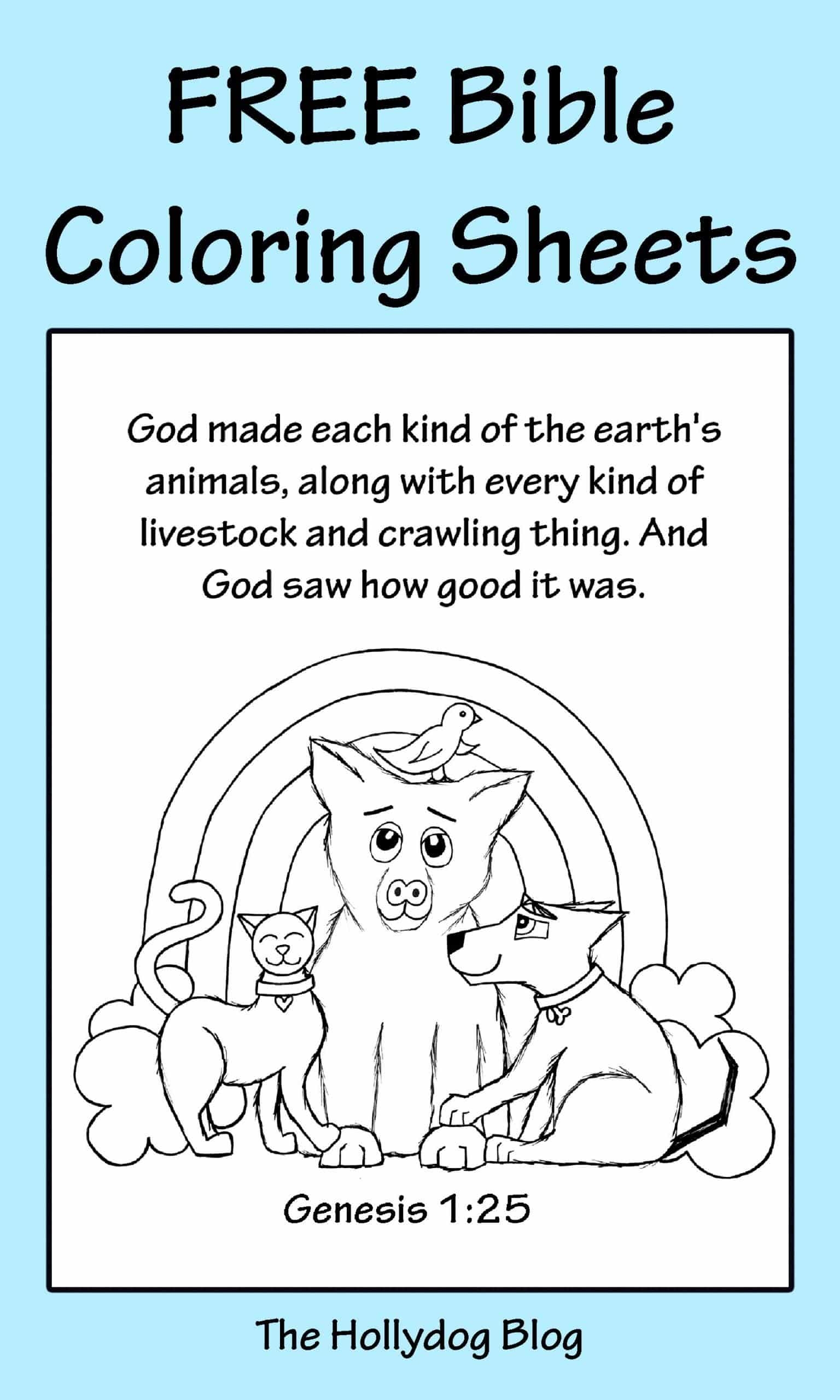 FREE Bible Verse Coloring Pages For Sunday School The Hollydog Blog