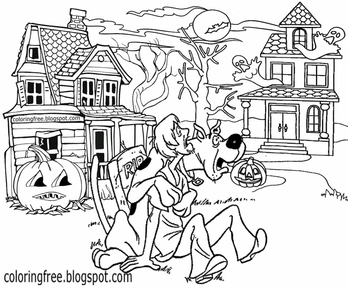 Scooby Doo Coloring Pages Free Printable