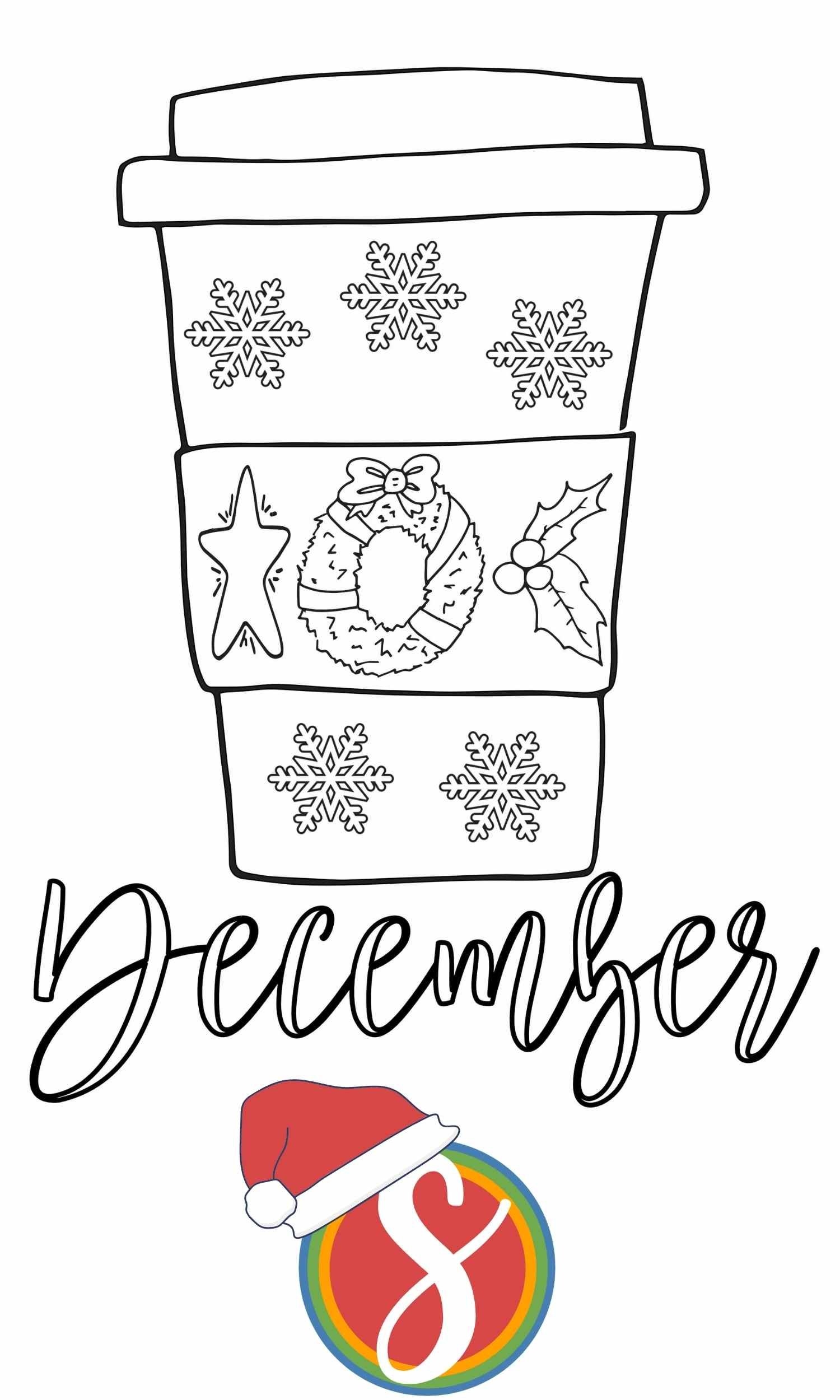 Free December Coloring Pages