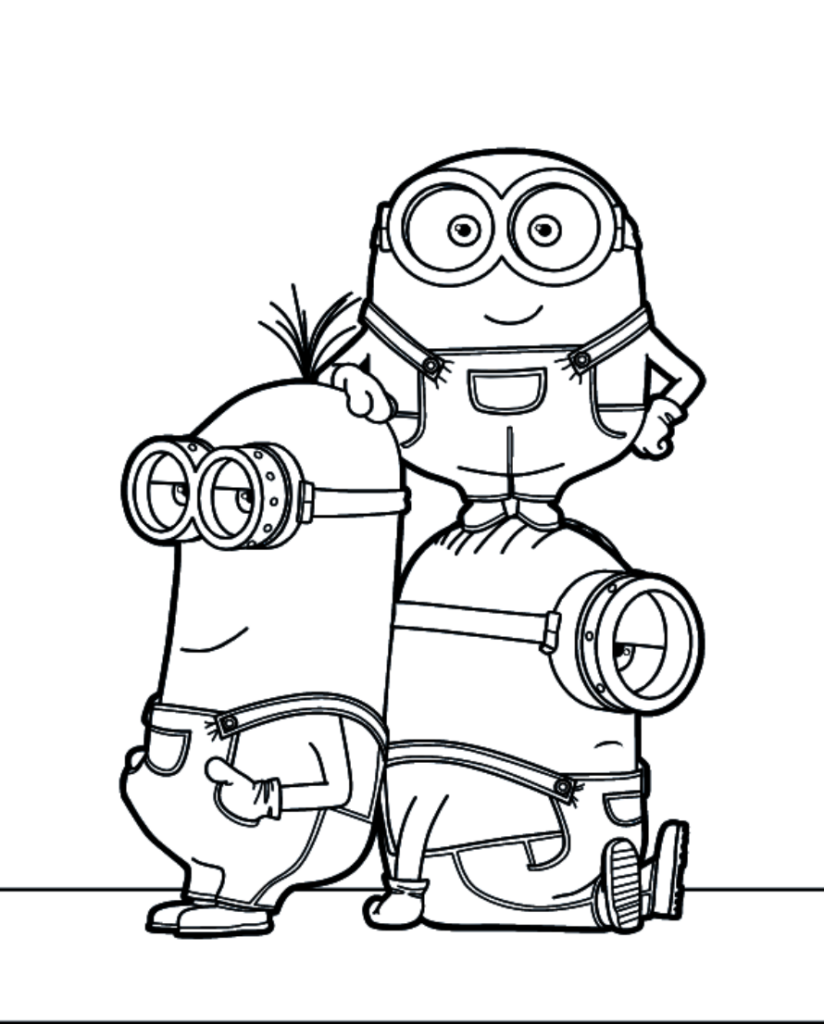 FREE Despicable Me 2 Coloring Pages Jinxy Kids Worksheets Library