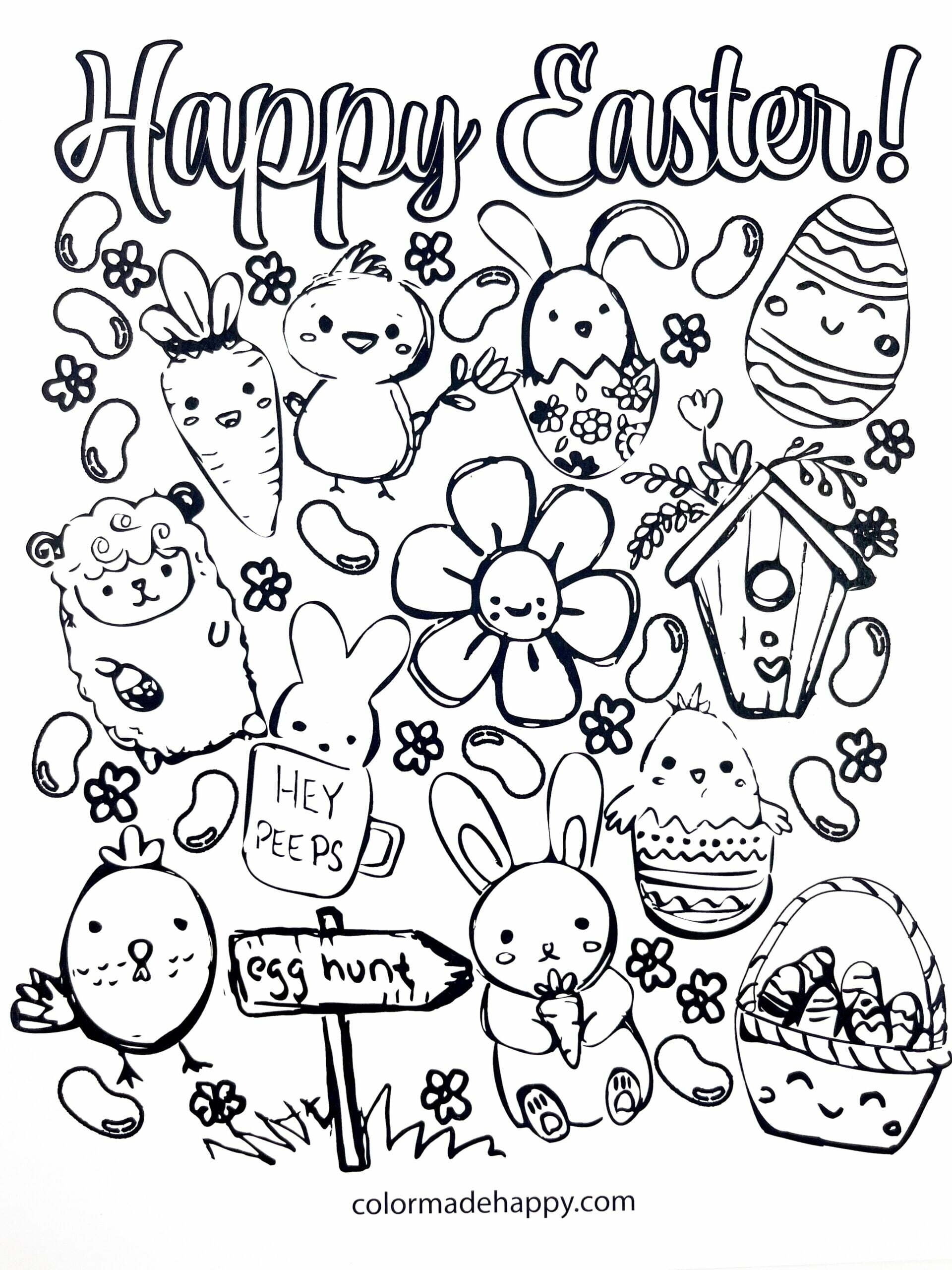 Easter Free Color Pages