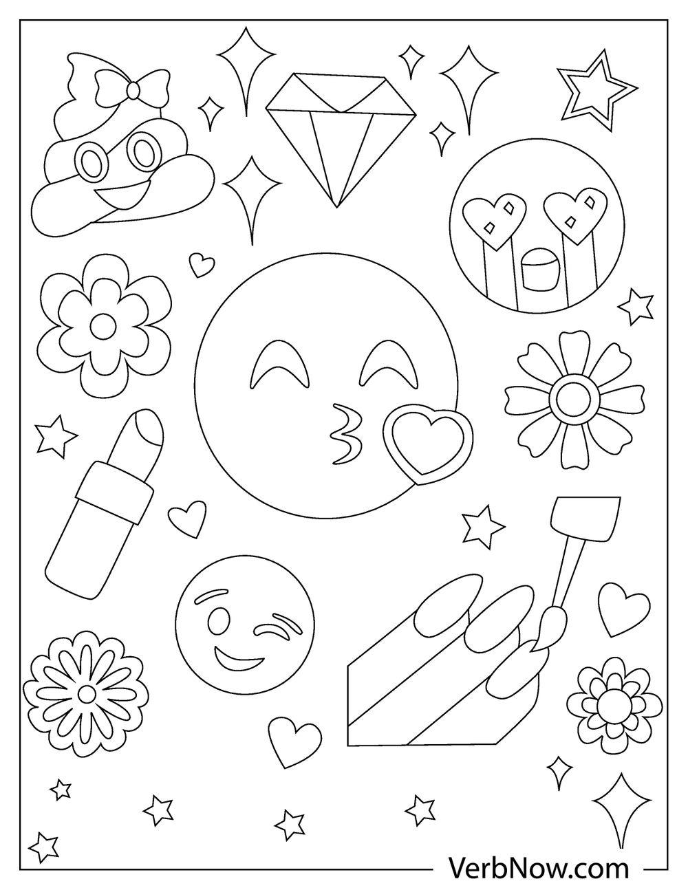 Free EASY Coloring Pages For Download Printable PDF 