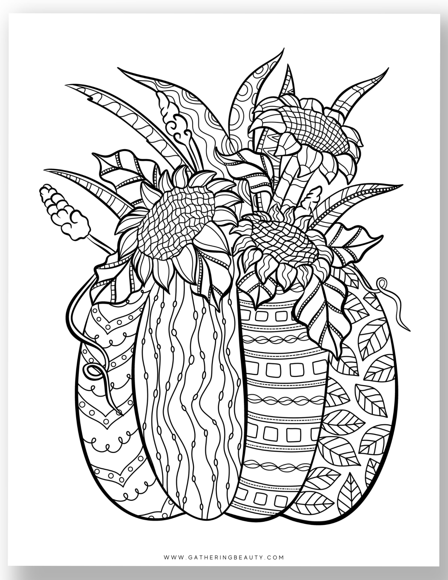 Free Fall Colouring Pages For Adults Gathering Beauty