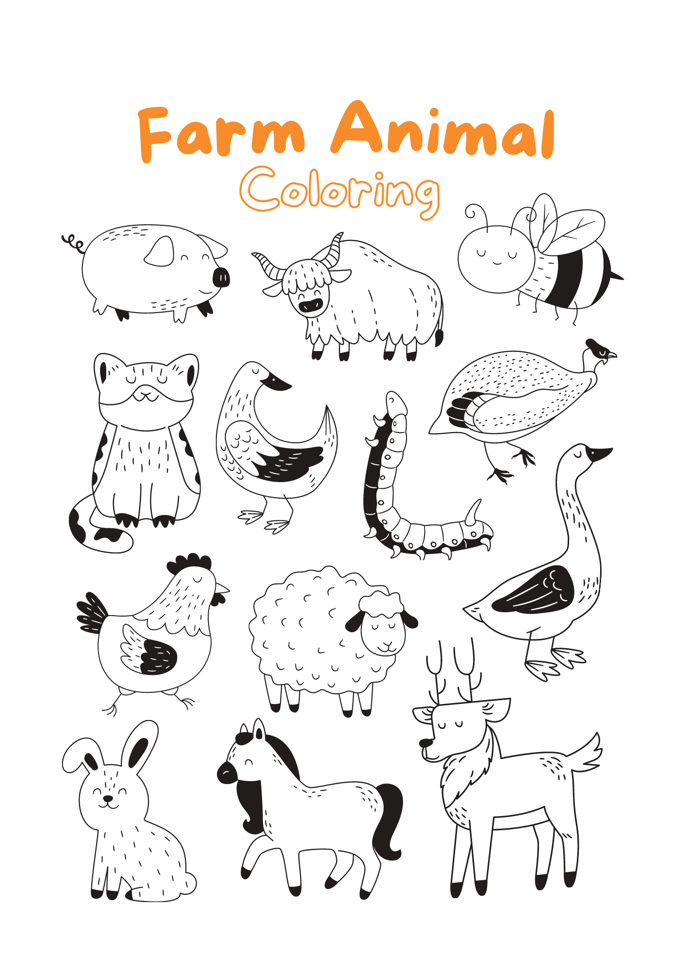 Printable Animals Coloring Pages