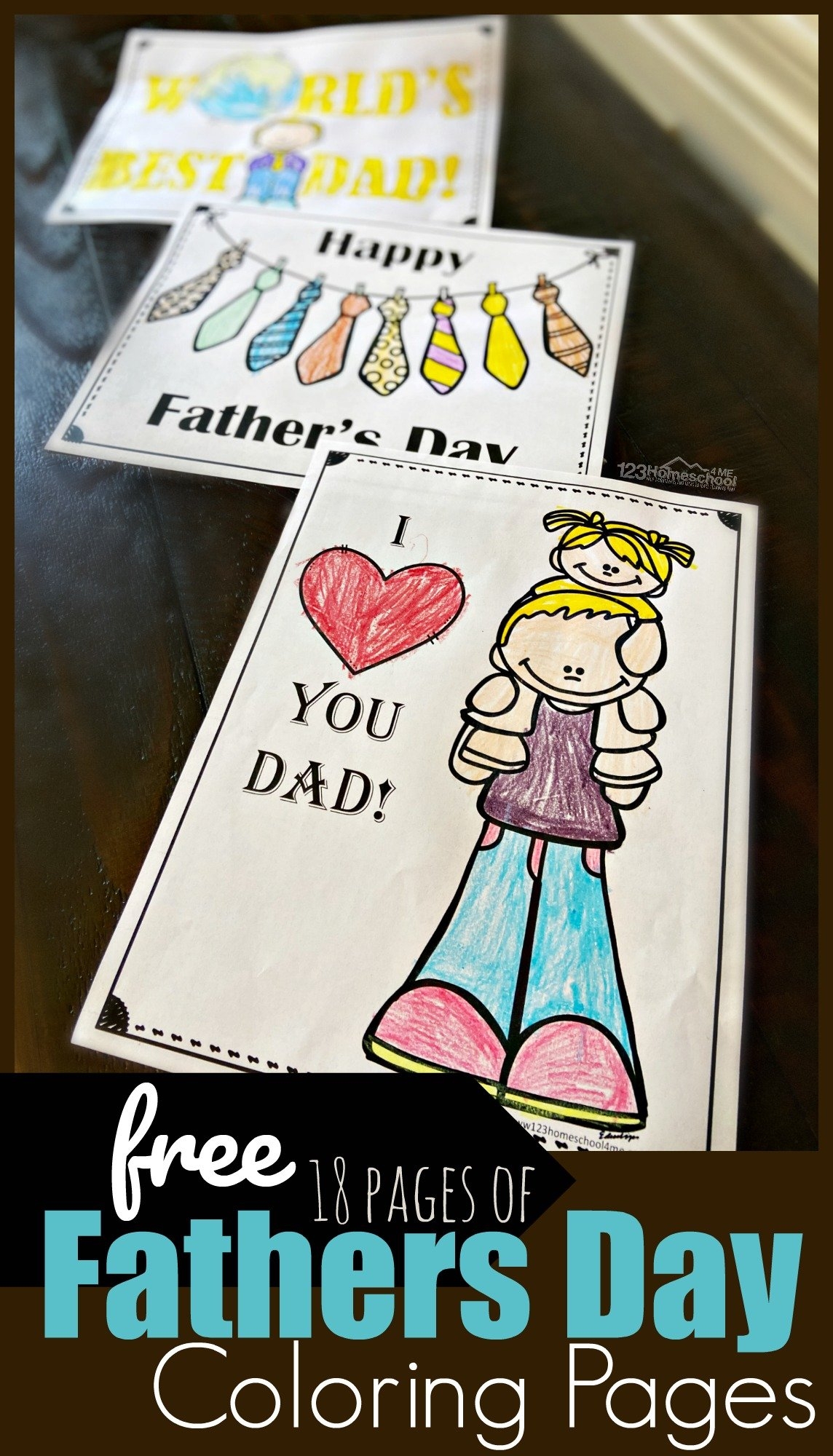 Free Father's Day Coloring Pages